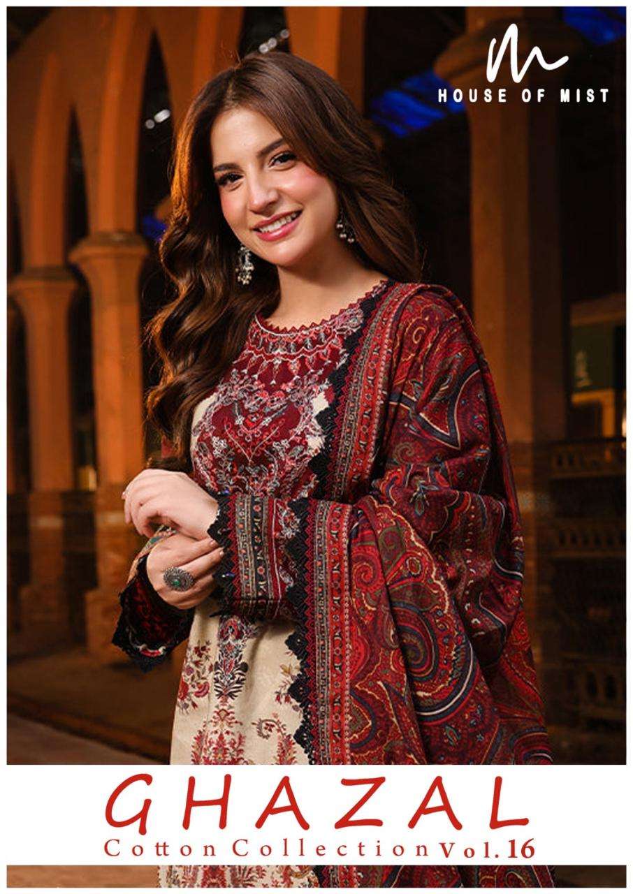 GHAZAL COTTON COLLECTION 16 BY HOUSE OF MIST